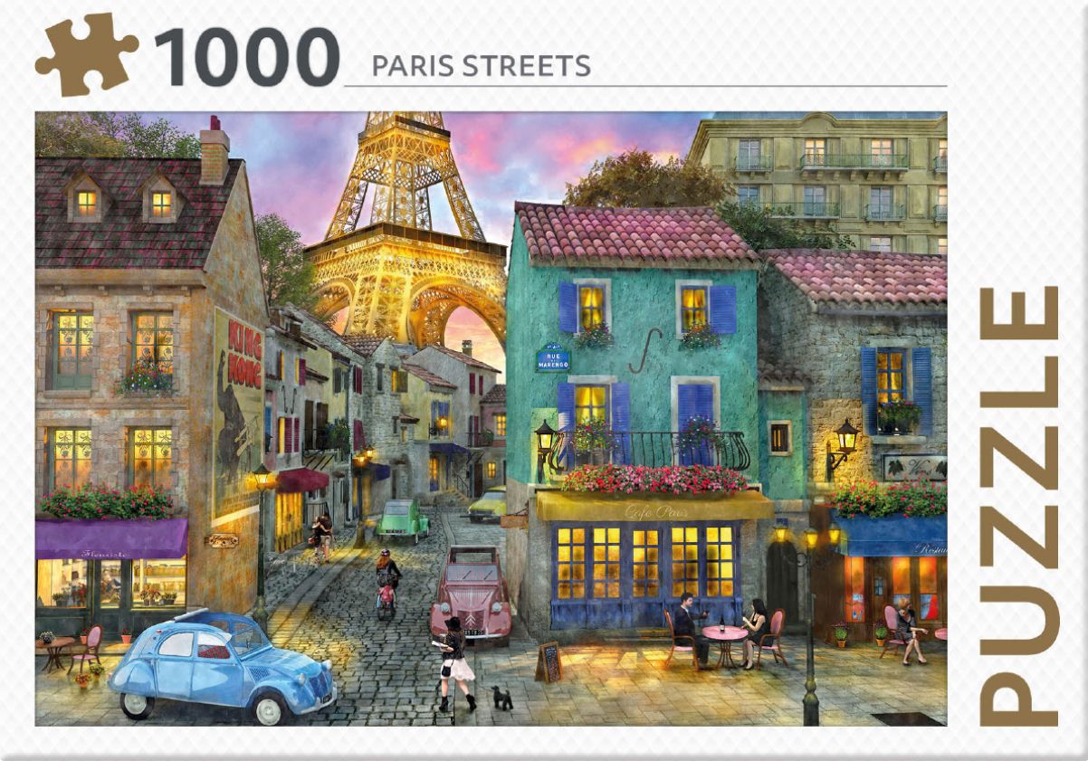 Rebo legpuzzel 1000 stukjes - Paris Streets