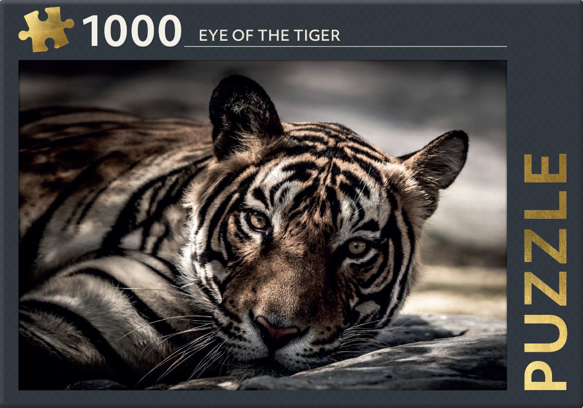 Rebo legpuzzel 1000 stukjes  -  Eye of the tiger 