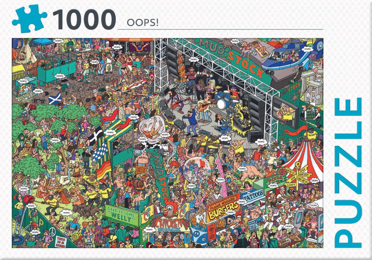 Rebo legpuzzel 1000 stukjes - Oops!