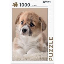 Rebo legpuzzel 1000 stukjes - Puppy