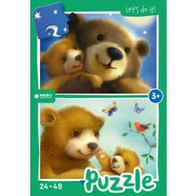 Rebo legpuzzel 24 + 48 stukjes - Bear family