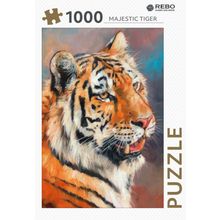 Rebo legpuzzel 1000 stukjes - Majestic tiger