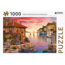 Rebo legpuzzel 1000 stukjes - Mediterranean Harbour