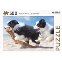 Rebo legpuzzel 500 stukjes - Border Collie Puppies