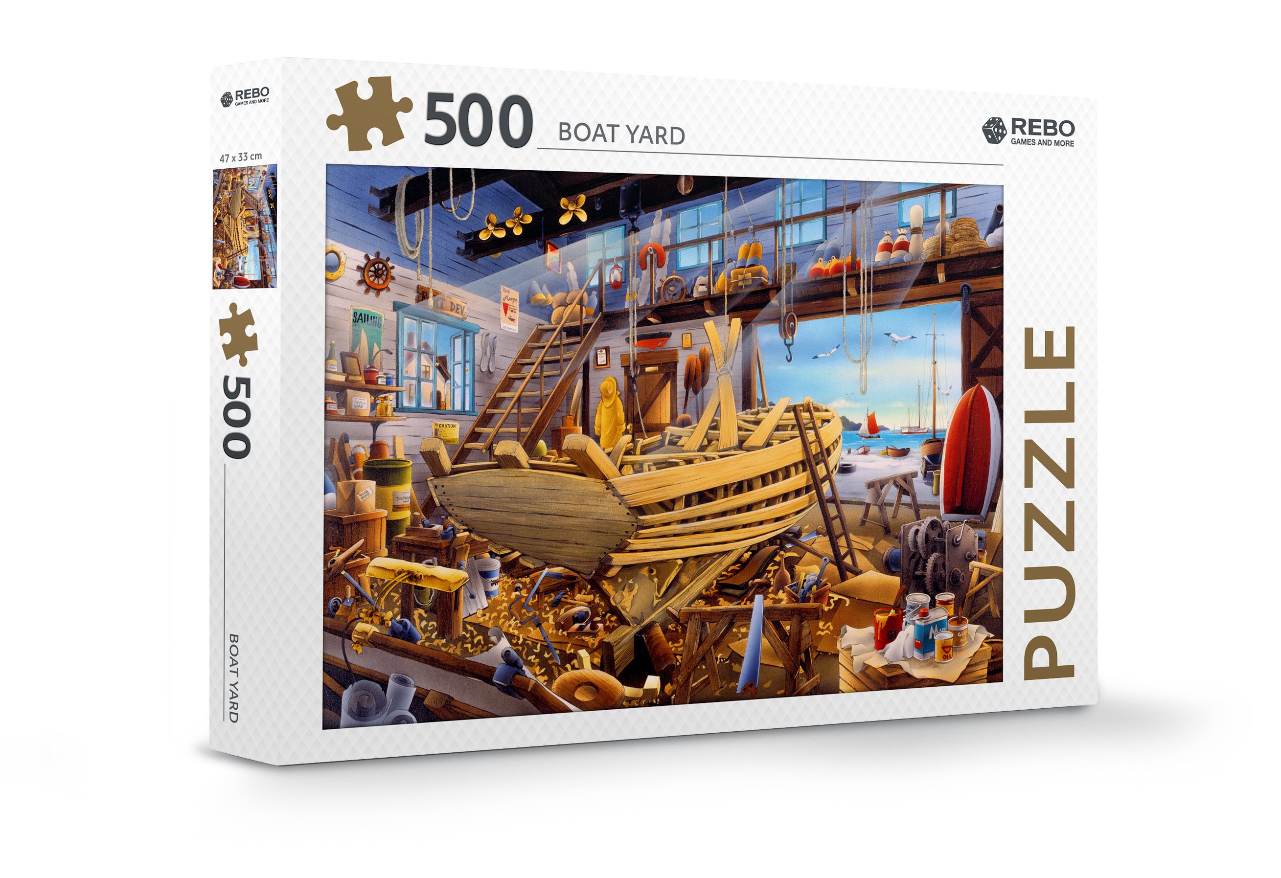 Rebo legpuzzel 500 stukjes - Boat Yard
