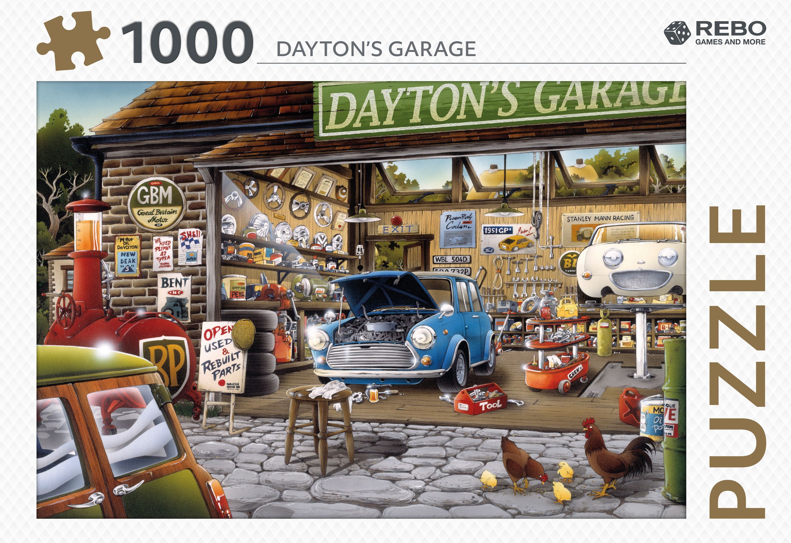 Rebo legpuzzel 1000 stukjes - Dayton's Garage