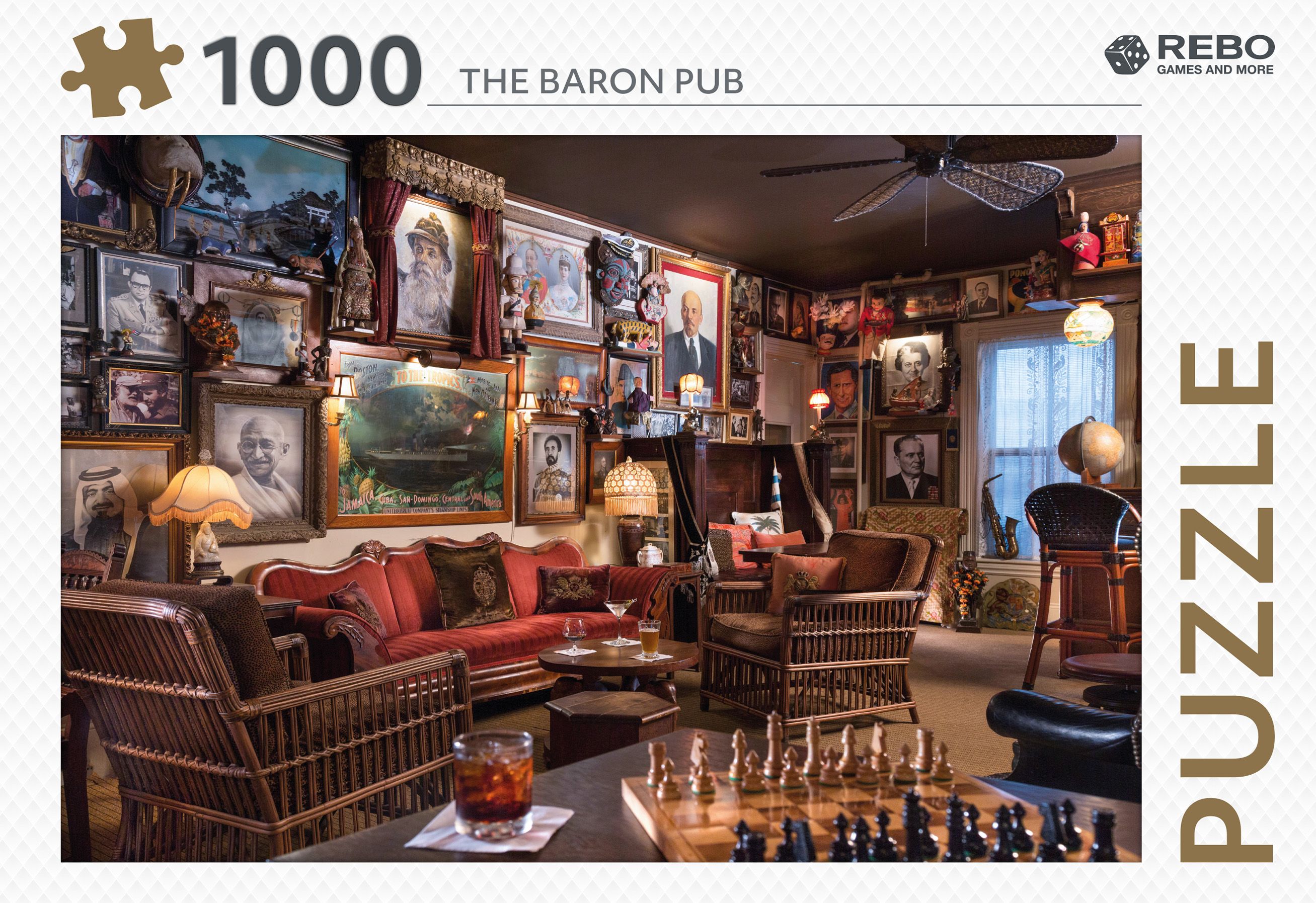 Rebo legpuzzel 1000 stukjes - The Baron Pub