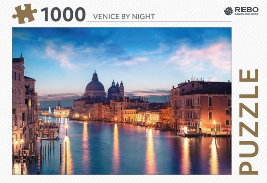 Rebo legpuzzel 1000 stukjes - Venice by Night