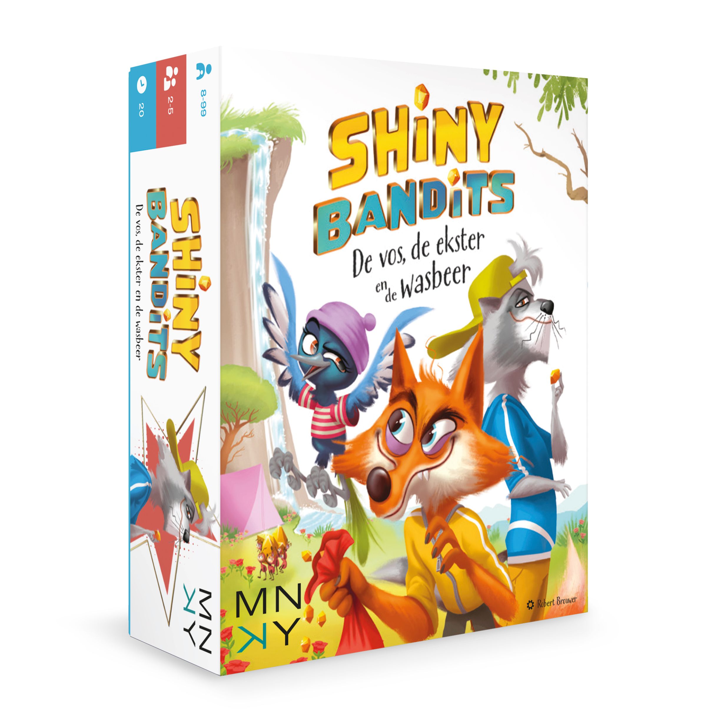 Shiny Bandits De vos, de ekster en de wasbeer