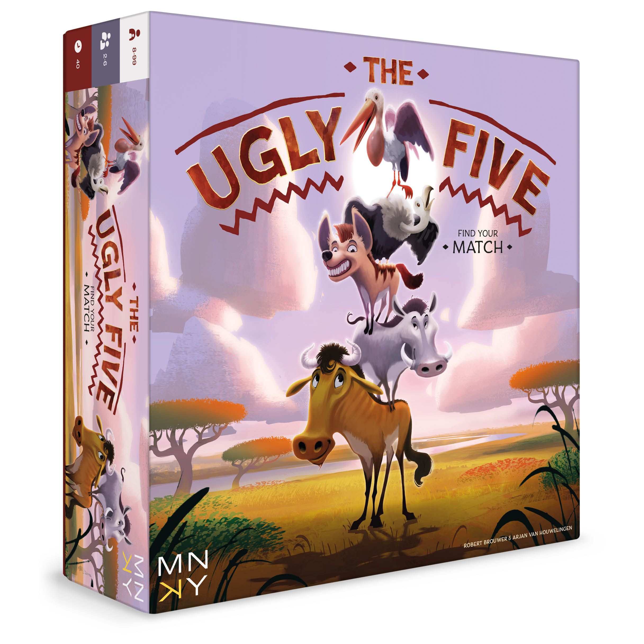 The Ugly Five: Find your Match - Bordspel