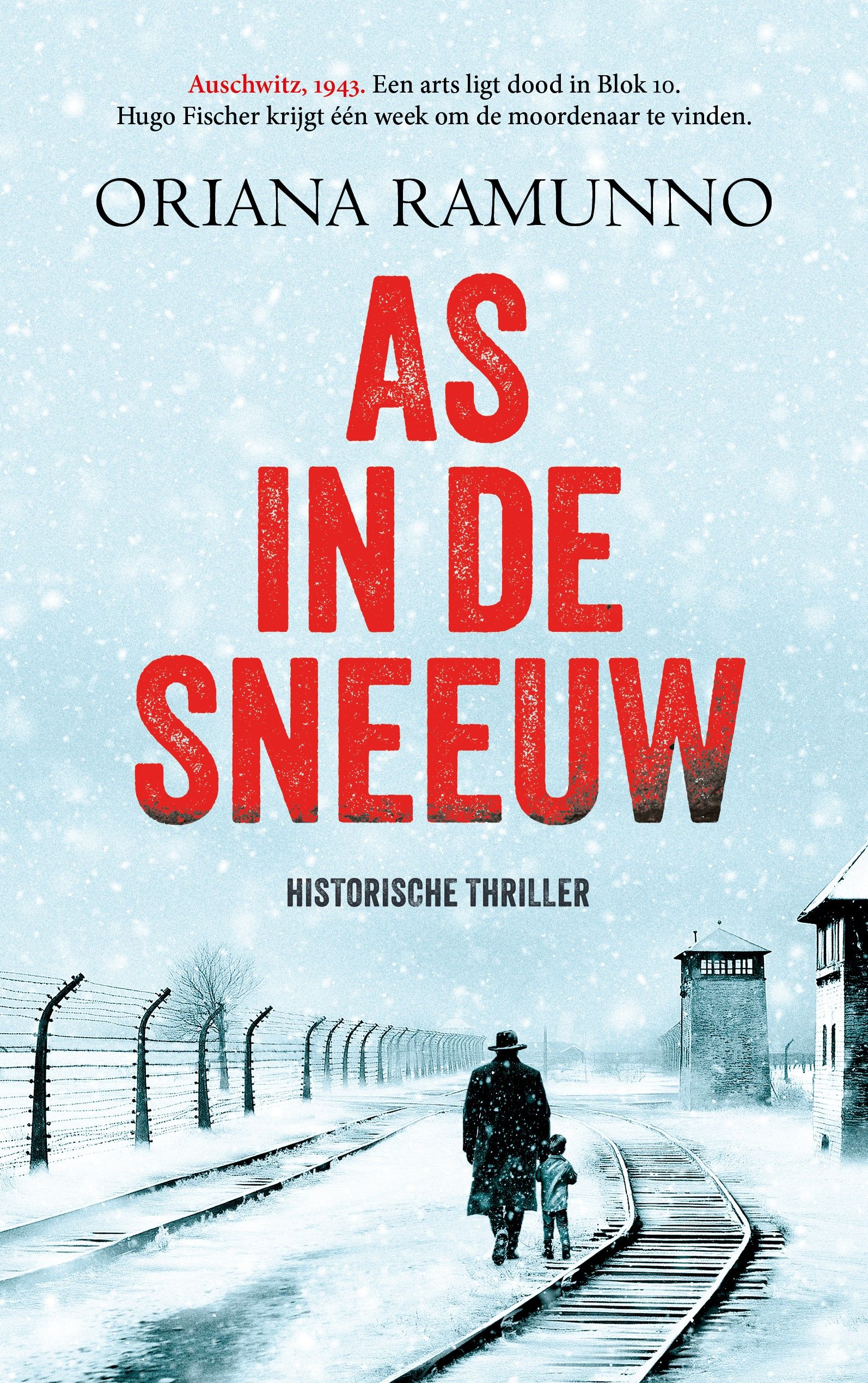 As in de sneeuw