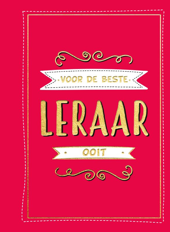 Voor de beste leraar ooit - Cadeauboeken