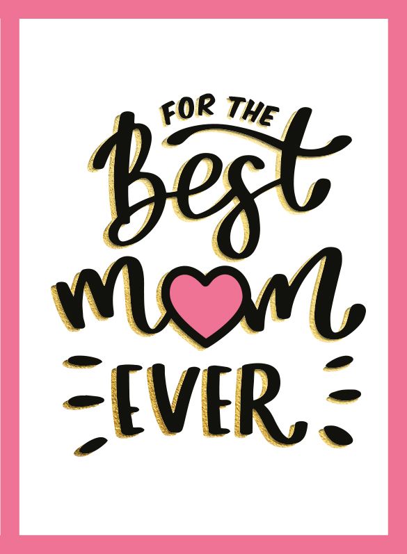 For the best mum ever - Cadeauboeken