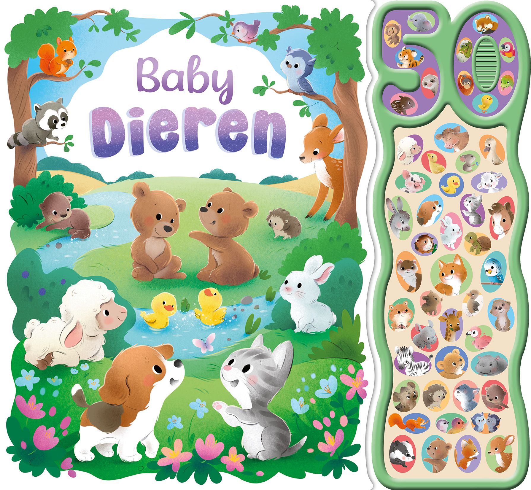 Babydieren   50-geluidenboek