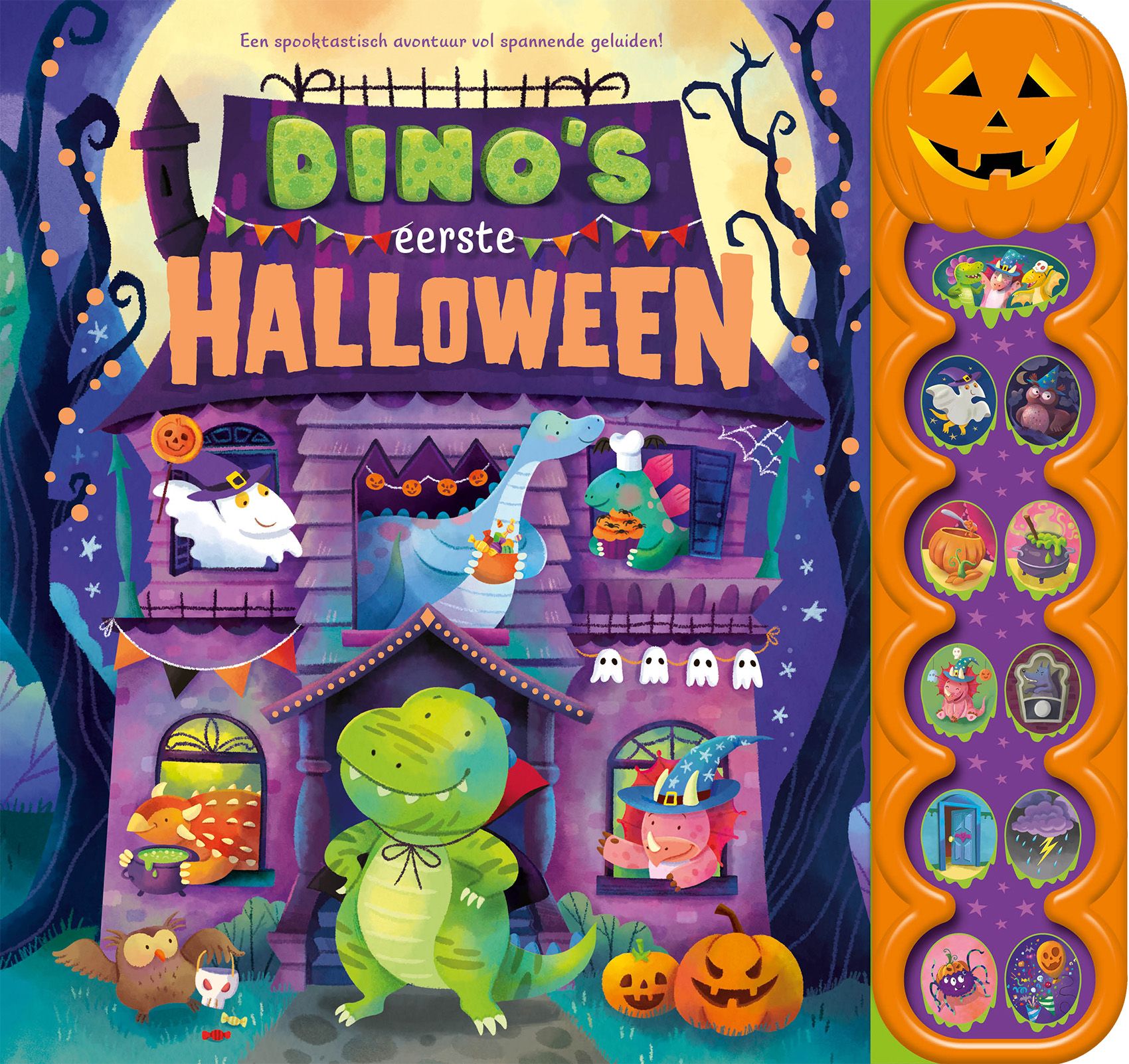 Dino's eerste Halloween - 11 geluidenboek