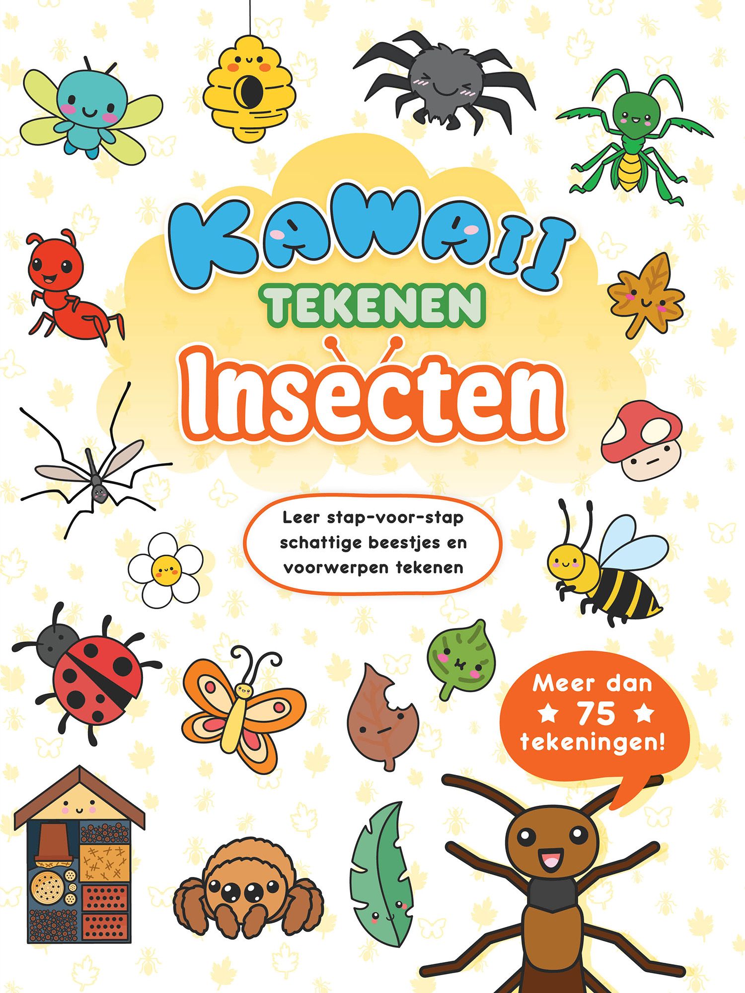 Kawaii tekenen insecten