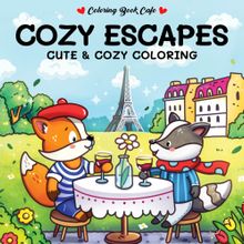 Cozy escapes - Coloring Book Cafe