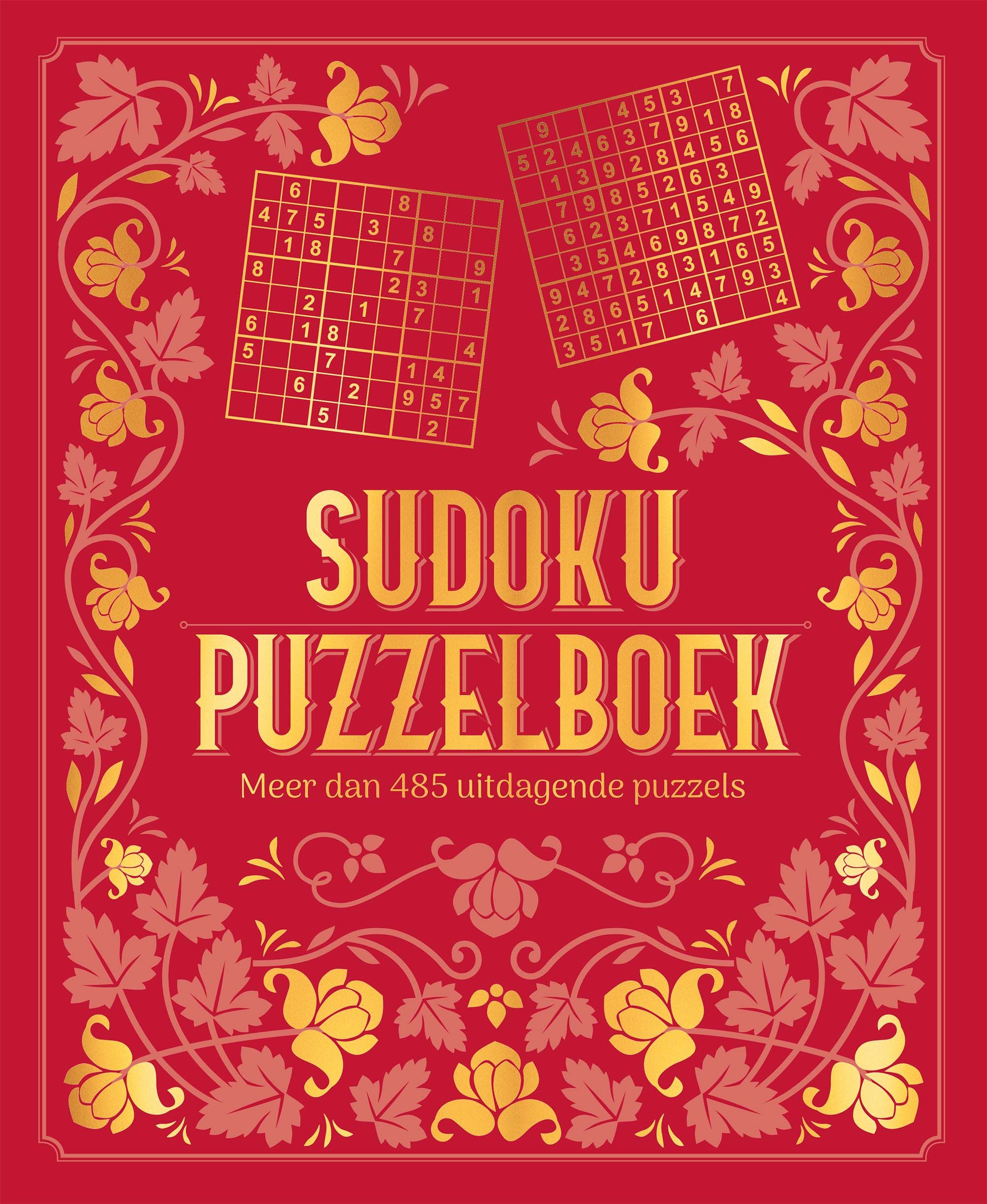 Sudoku puzzelboek rood (volume 2)