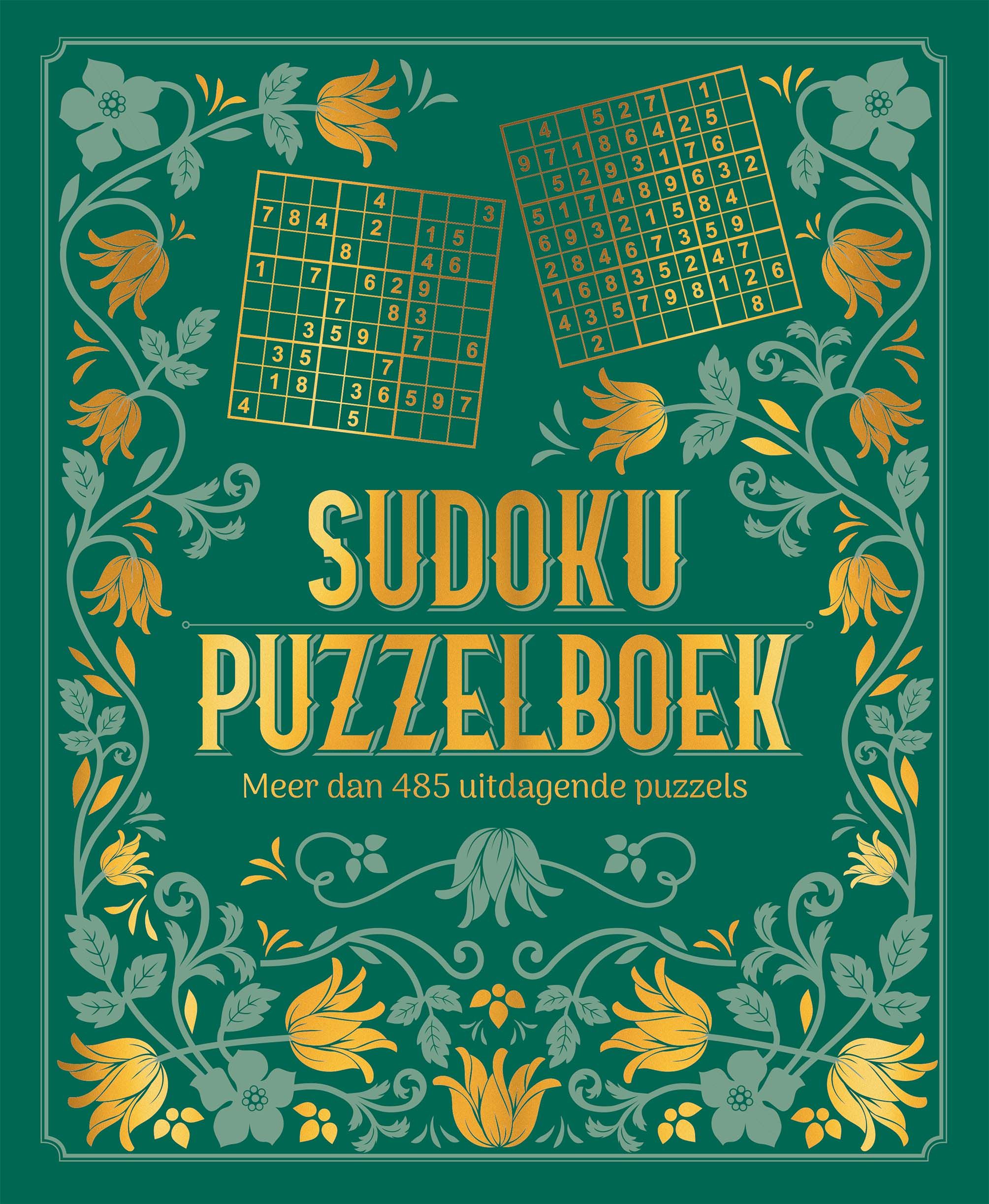 Sudoku puzzelboek groen (volume 1)