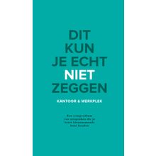 Dit kun je echt niet zeggen