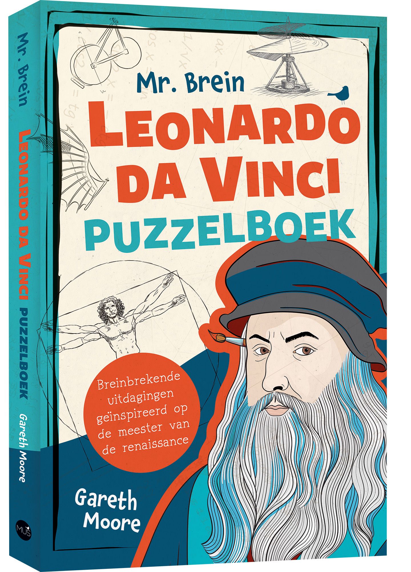 Mr. Brein Leonardo Da Vinci puzzelboek